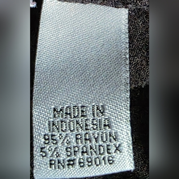 Womens Plus Size 3X Long Sleeve Black White Tunic V Neck Shirt Top Work XXXL - Picture 8 of 9